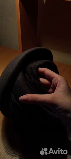 Шляпа-берет фетровая женская с бантиком из февраля