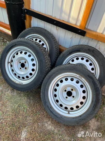 Колеса в сборе r16 зимние комплект 4 шт