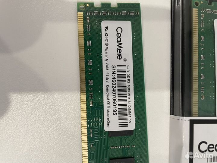 Новая ddr3 16 gb 1600