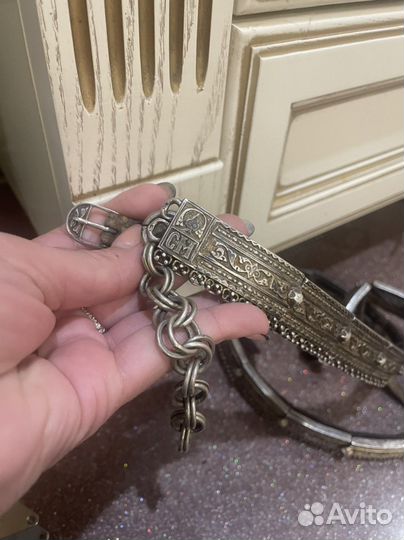 Пояс серебро 84 пробы