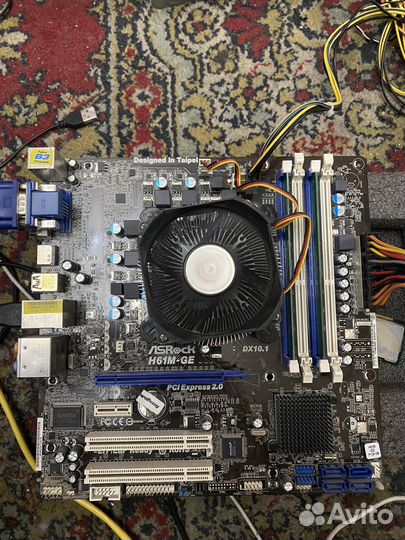 Asrock H61M-GE+i5-2500+16gb