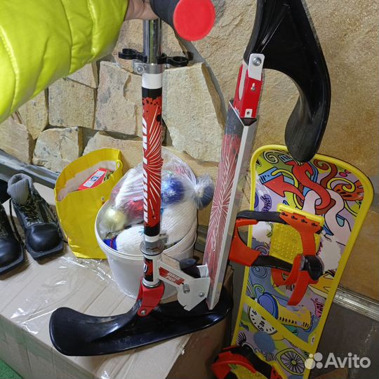 Самокат лыжный