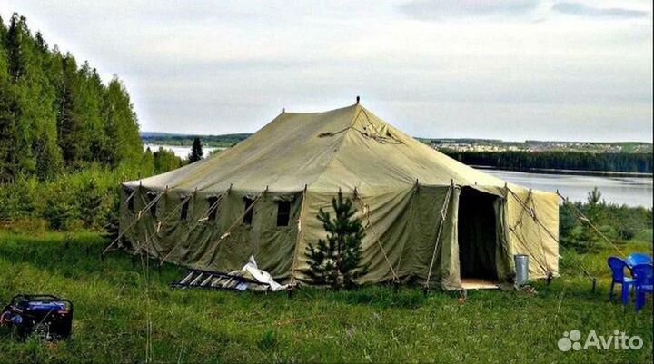Армейская 30 местная палатка усб-56.Памир-30.М-30