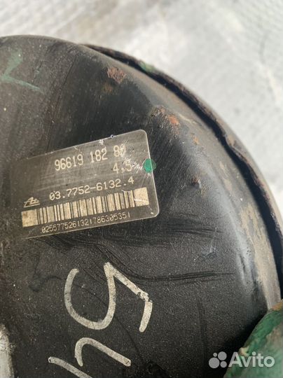 Усилитель тормозов вакуумный Peugeot 206