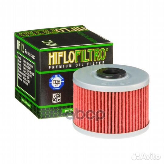 Фильтр масляный мото HF112 Hiflo filtro
