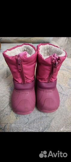 Сапоги резиновые утепленные детские