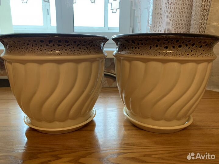 Горшок для цветов, керамика