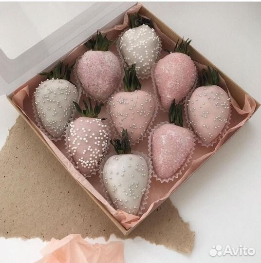 Клубника в шоколаде. Ручная работа