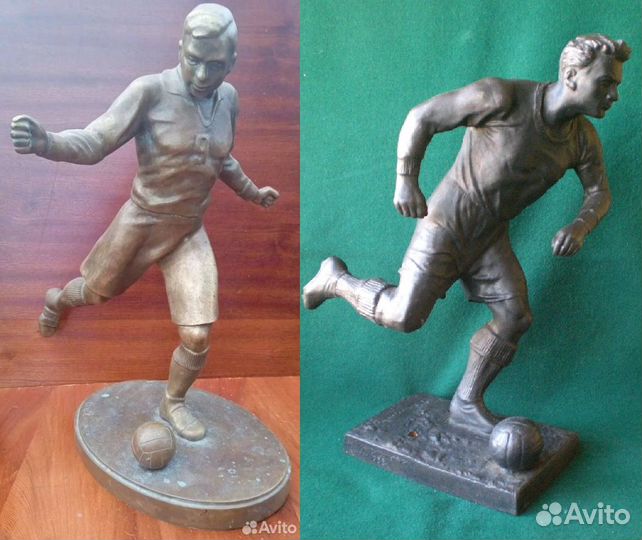 Статуэтка Футболист Янсон-Манизер Спорт Бронза