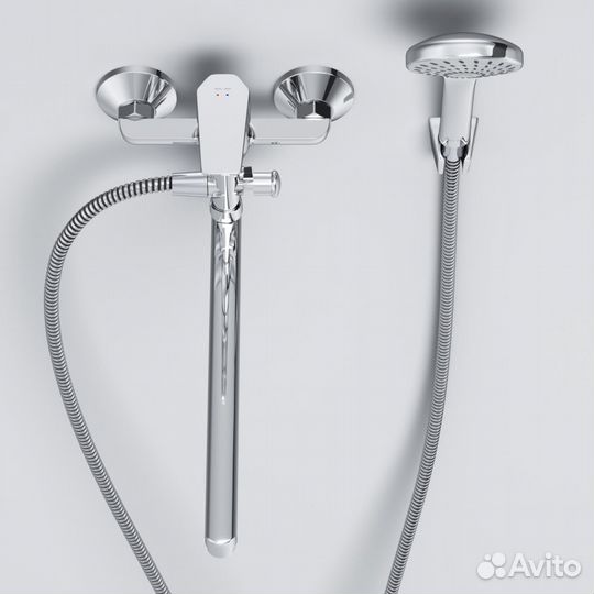 Смеситель для ванны AM.PM Gem F90A90100 универсал