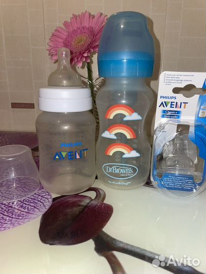 Бутылочки для кормления dr browns и avent