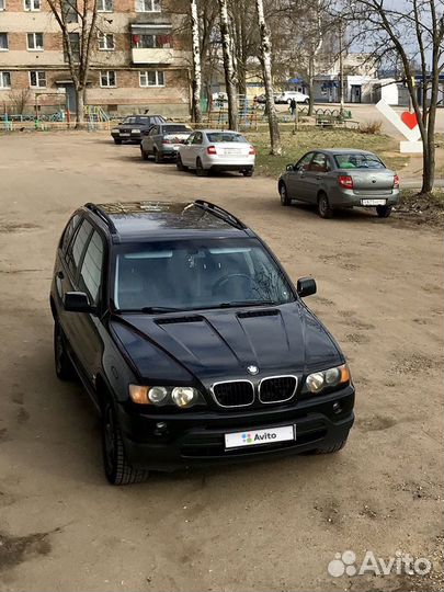 BMW X5 3.0 AT, 2002, 300 000 км