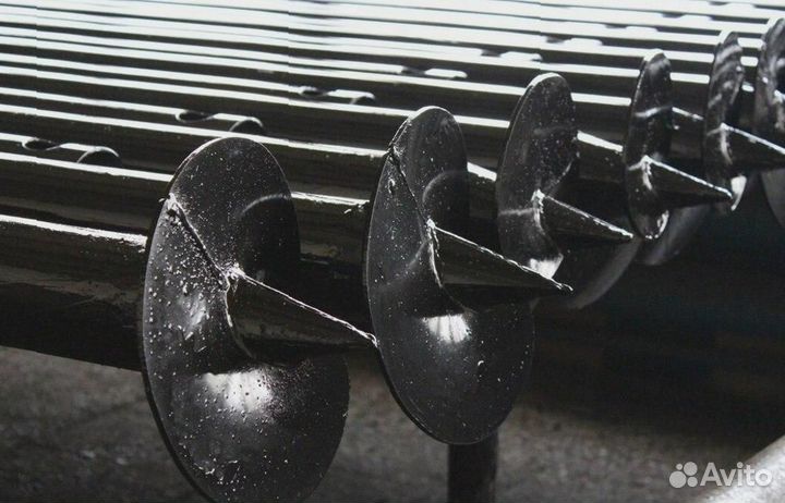 Установка Винтовых сваи