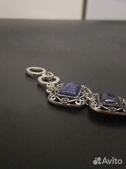 Винтажный браслет Авантюрин натуральный