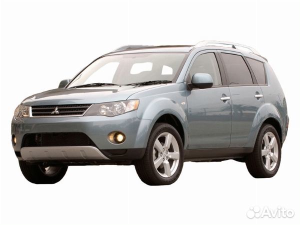 Клык бампера Mitsubishi Outlander 05-12 / Citroen C-Crosser 07-12 (Сзади/ Слева)