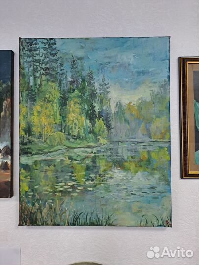 Картина маслом на холсте пейзаж