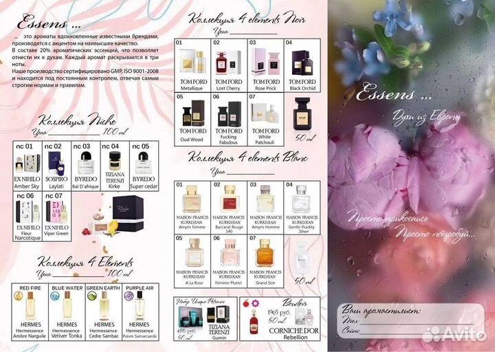 Парфюмерия Essens