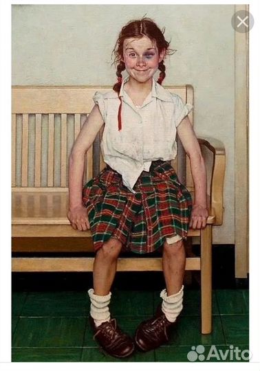 Картина Shiner (Norman Rockwell)