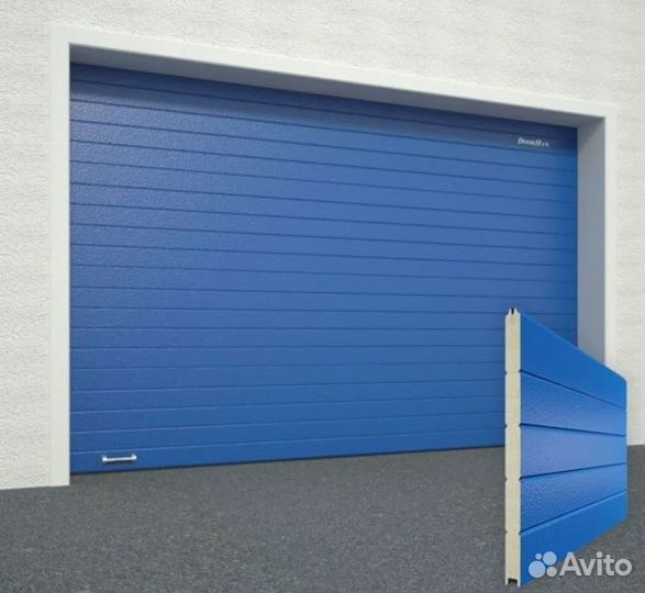 Автоматические секционные ворота