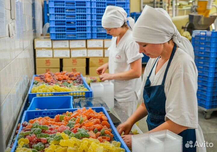 Упаковщик мармелада в Москве - Вахта 15,20,45смен