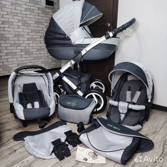 Коляска Verdi Pepe eco XS 3 в 1