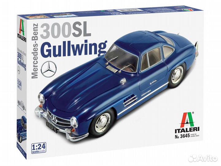 Модель 3645 Italeri Mercedes Benz 300SL 1/24