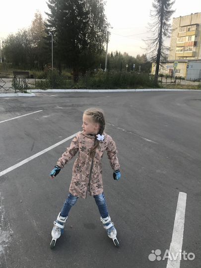 Куртка парка для девочки 128 см