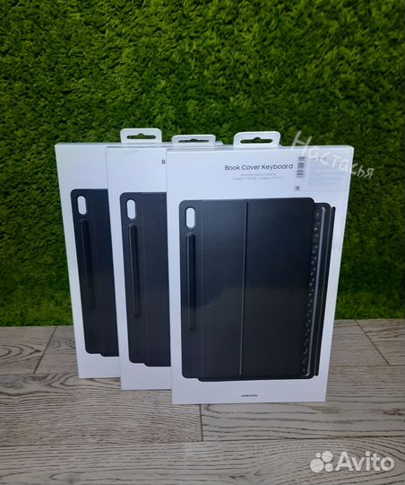 Чехол клавиатура + трекпад для Samsung Tab S8+/S7+