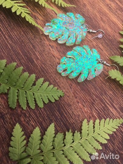 Серёжки монстера