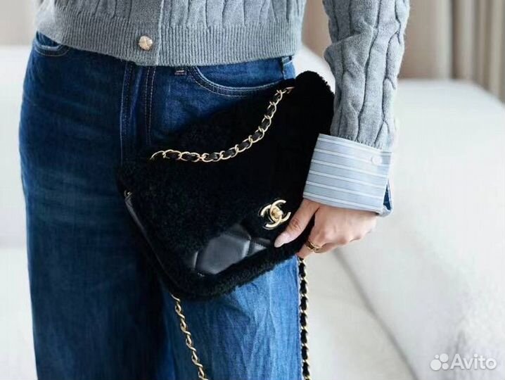 Сумка chanel натуральная кожа