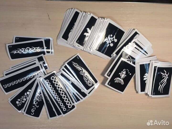 Набор временных татуировок флеш тату