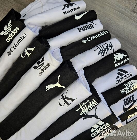 Футболки малый опт CK черн 50