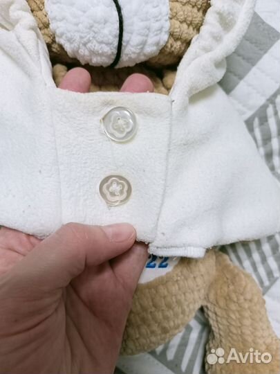 Шапка-шлем на девочку 46-48 и дублёнка на 80