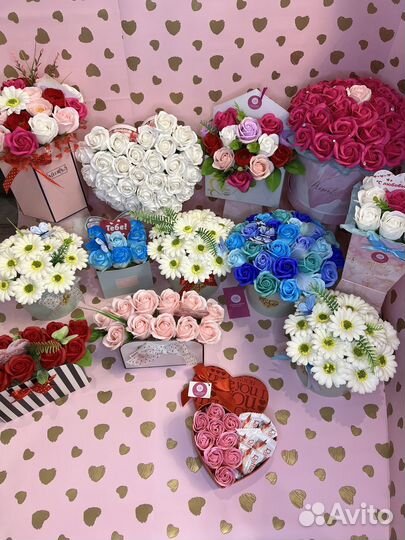 Мыльные букеты в наличии