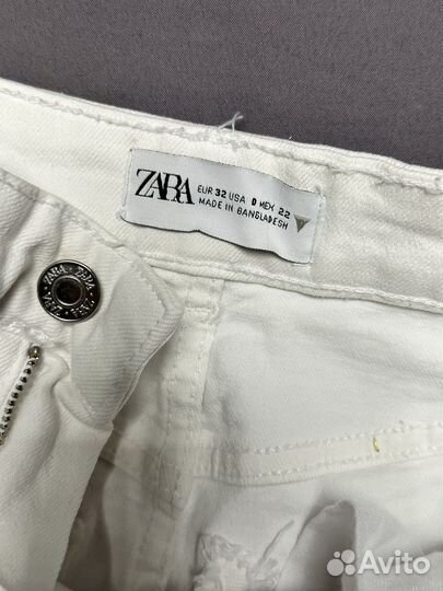 Шорты джинсовые zara 34