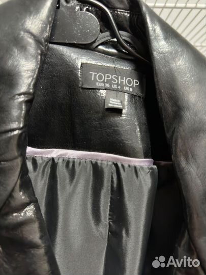 Тренч лаковый Topshop размер 36 / S