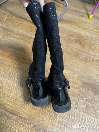 Сапоги осенние на девочку 33 размер