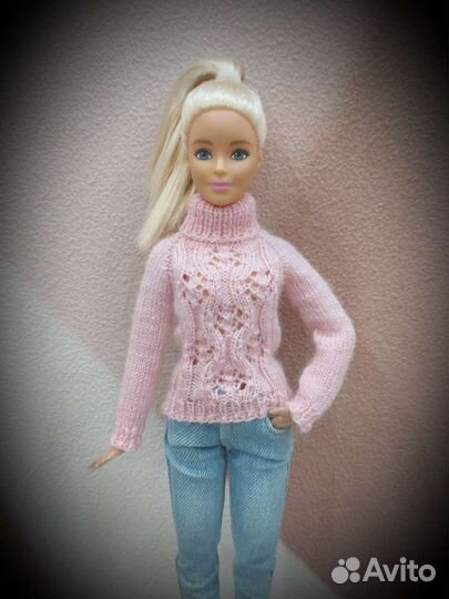 Вязаная одежда для барби