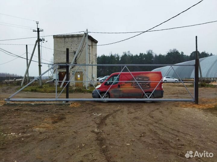 Автоматические ворота alutech