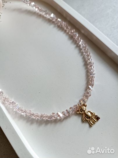 Колье чокер из натуральных камней