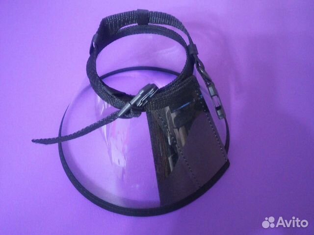 Воротник защитный на липучке с ошейником