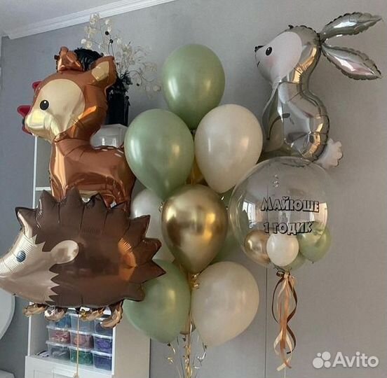 Воздушные шары цифры на день рождения