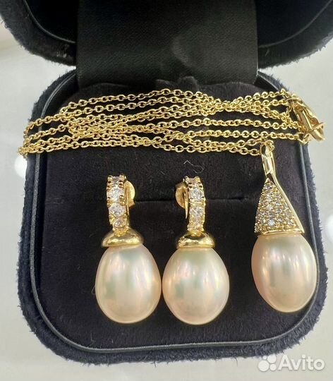 Бижутерия серьги и кулон