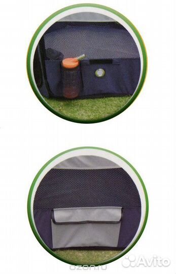 Вольер-тент для собак, 74 см х 74 см х 34,5 см