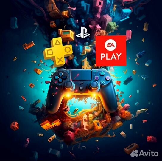 Подписки PS plus / EA play 6 мес пс 4 И 5 53476 FC