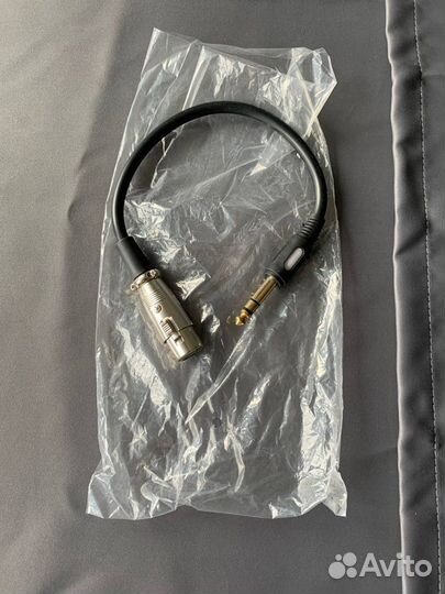 Переходник / патч / кабель XLR (f) - Jack TRS 6.3