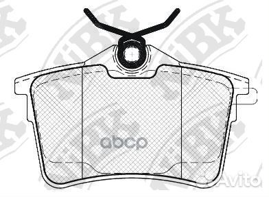 Колодки тормозные дисковые peugeot partner 1.6