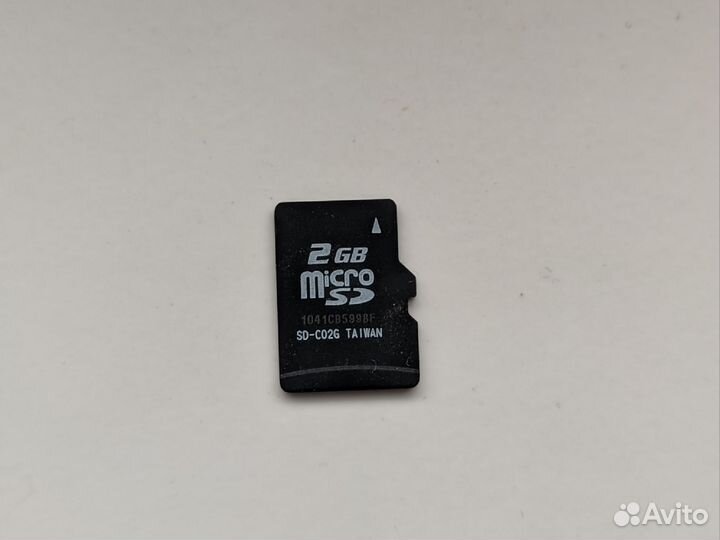 Карта памяти MicroSD 2 GB Гб