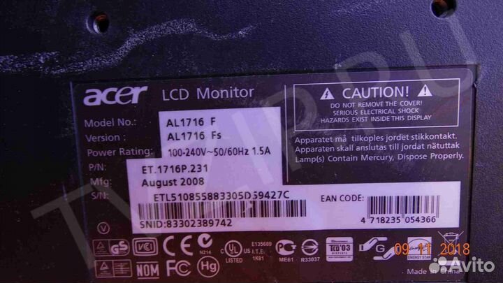 715G2754-1-AC1-VER:A; 1211760M2033