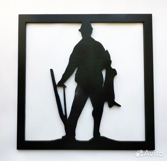 Набор панно из дерева на стену охота